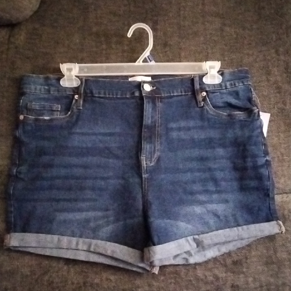Women's Dark Blue Jean Shorts